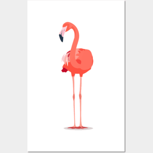 Flamingo Digital Painting Posters and Art